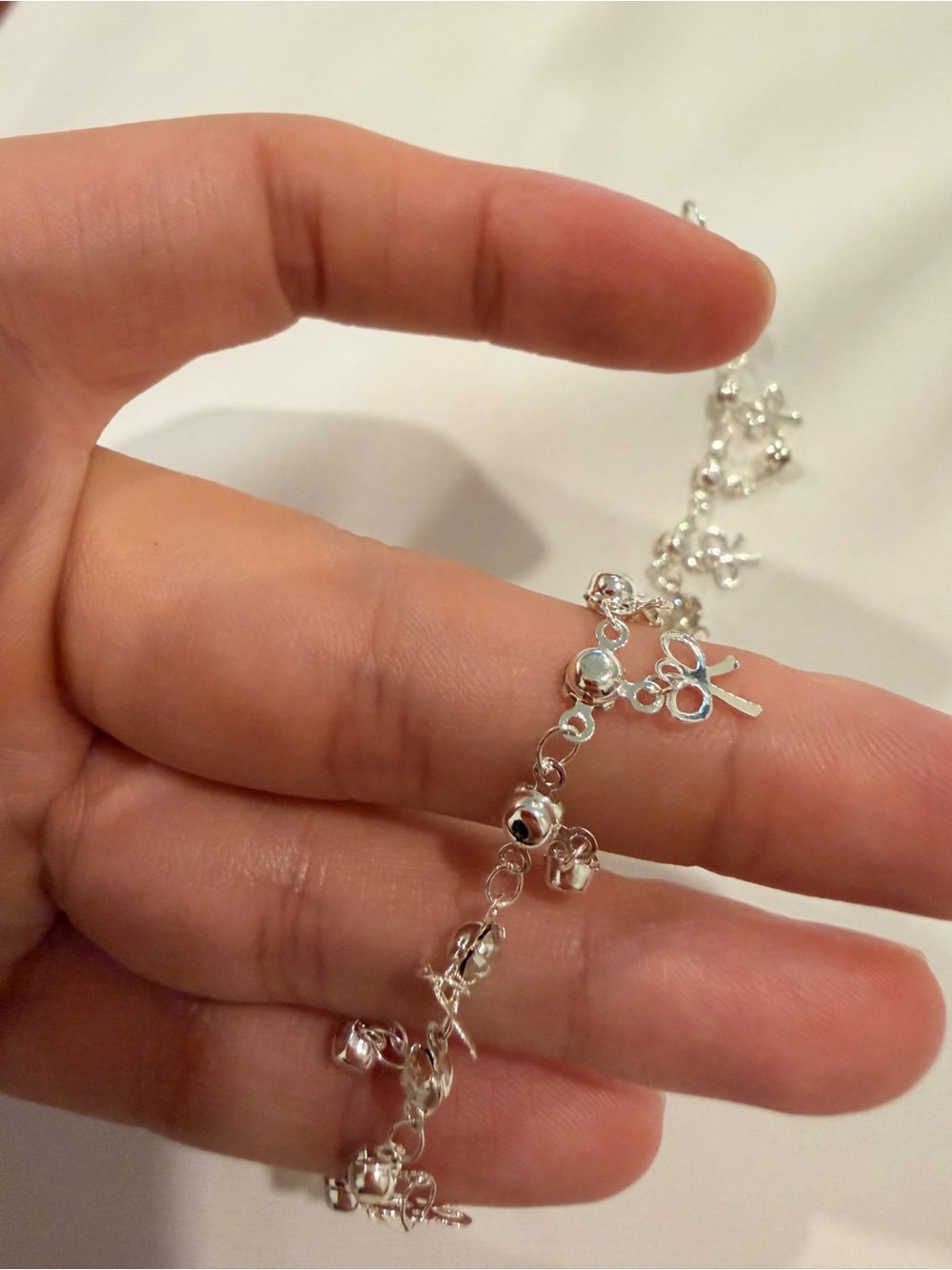 Light Blue Pearl and Rhinestone Embellished Shoe charms - Picture 5 of 9